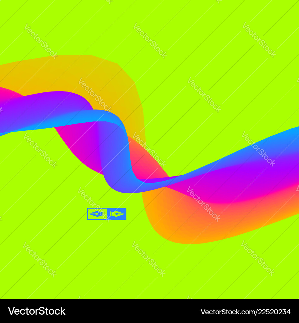 Colorful abstract background dynamic effect Vector Image
