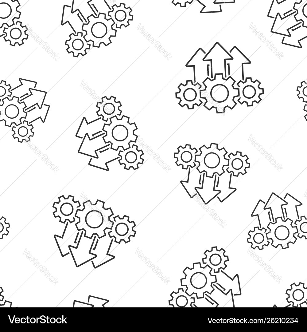 Operation project icon seamless pattern Operation project icon seamless pattern vector image