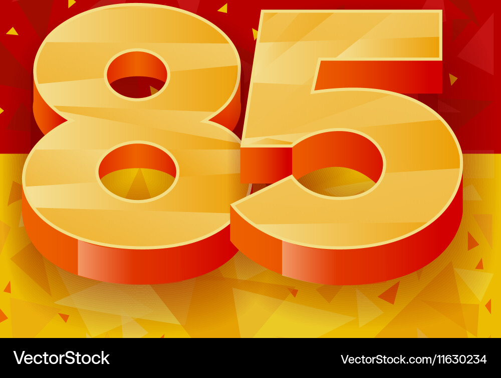 Pattern numbers for use in banner ads vector image