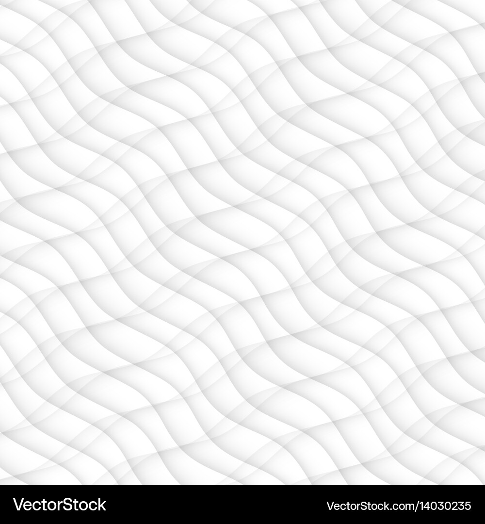 Abstract pattern seamless white texture wave vector image