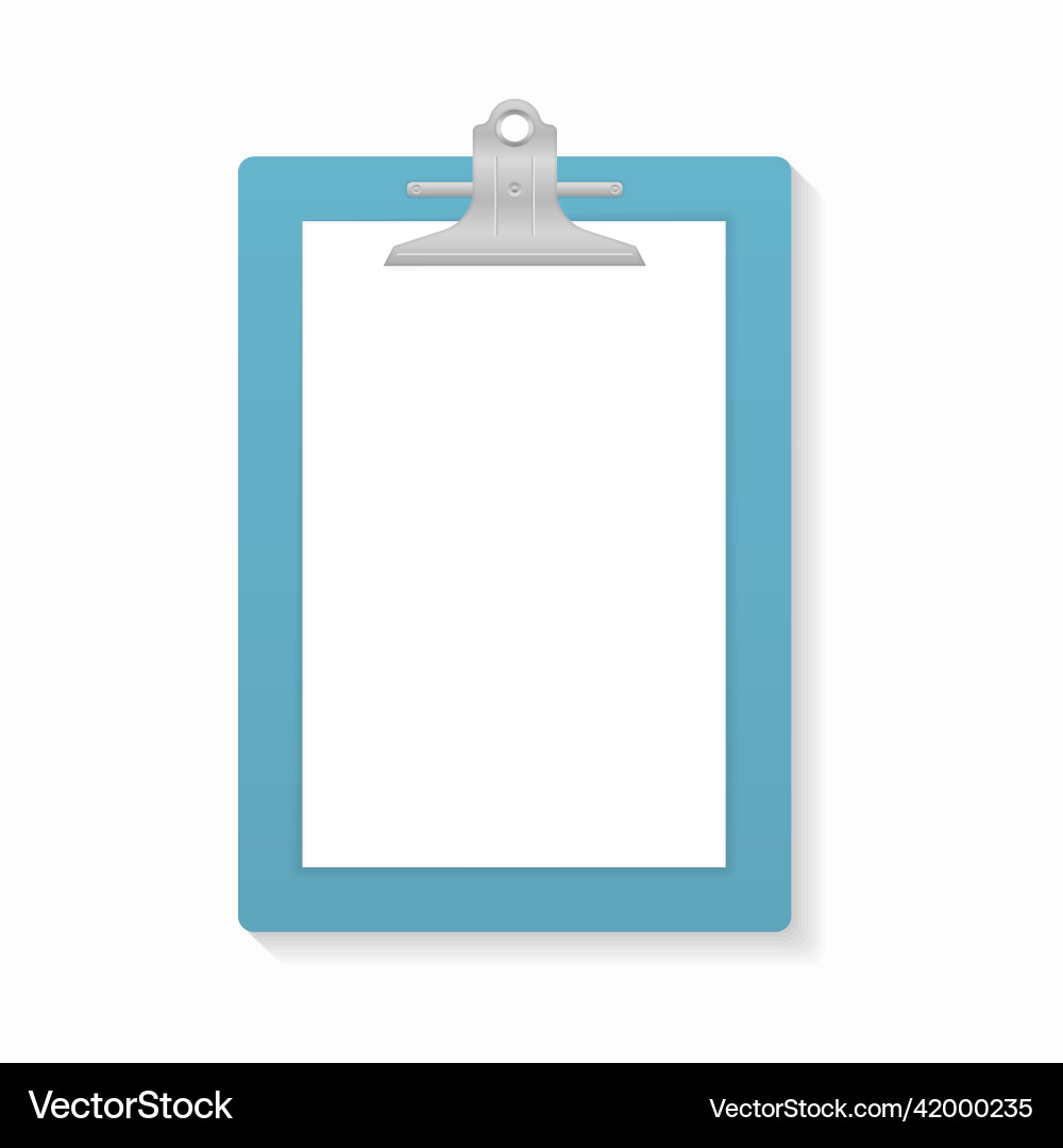 Clipboard with Notepad vector image