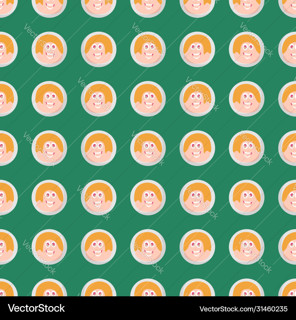 Cosmonaut pattern on white background vector image