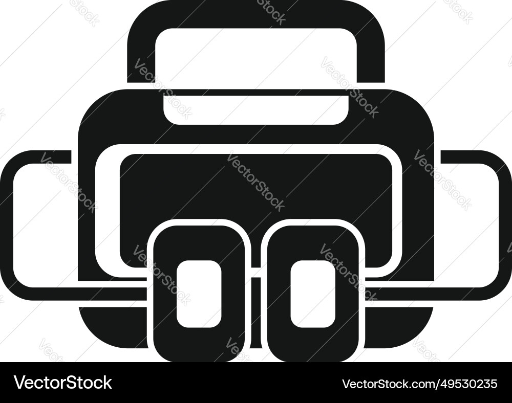 Ems defibrillator icon simple automatic Vector Image