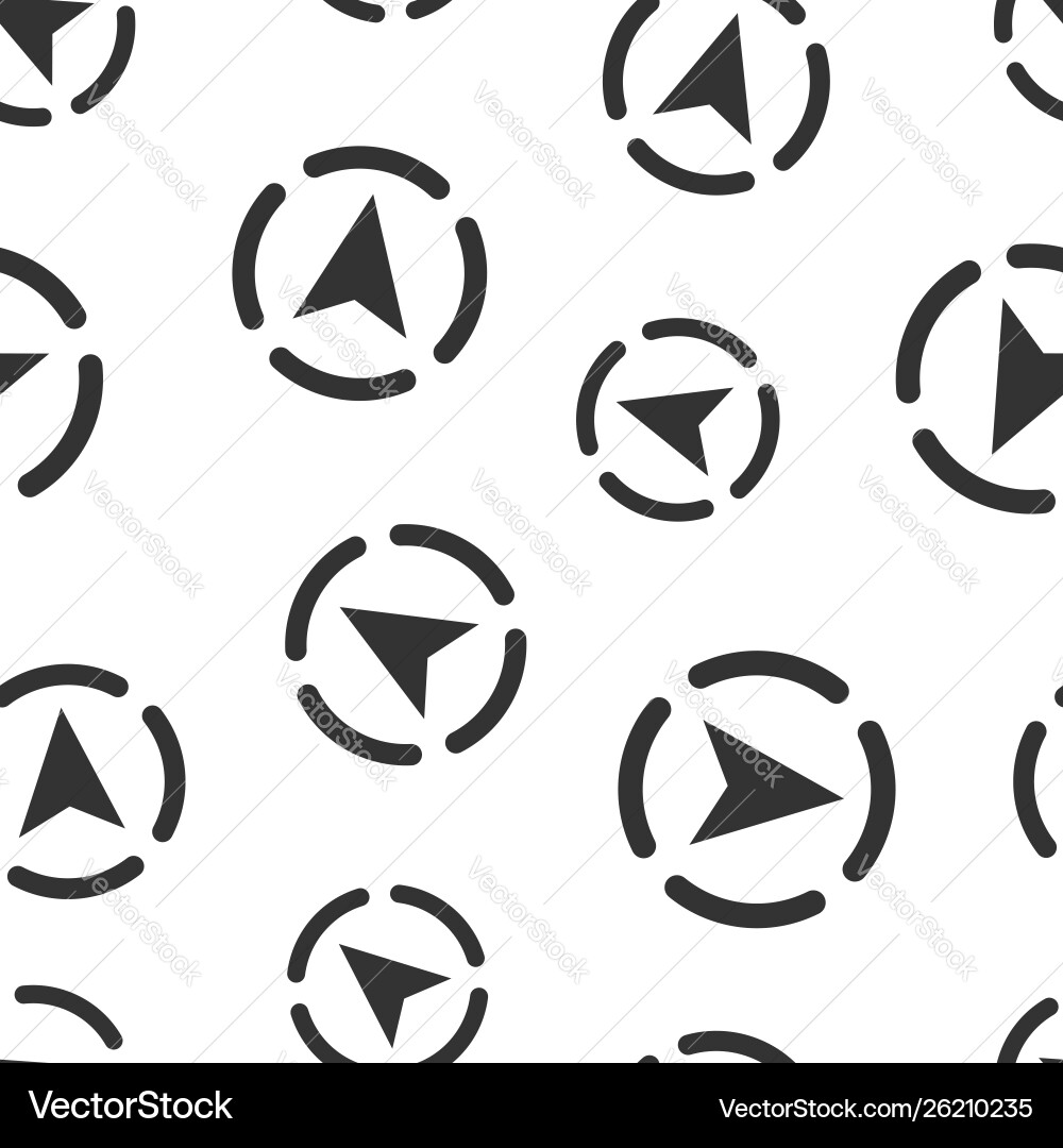 Global navigation icon seamless pattern Global navigation icon seamless pattern vector image