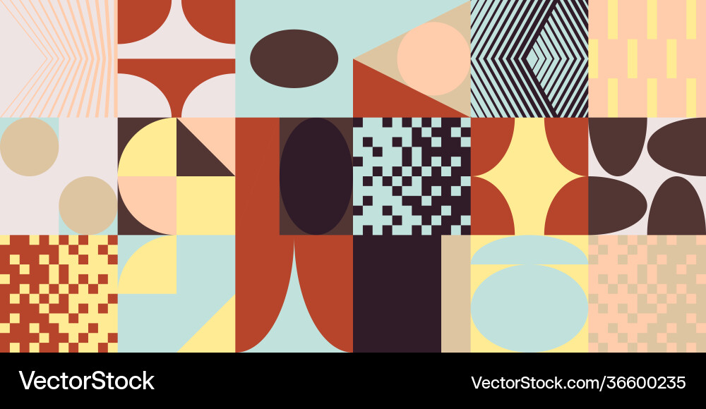 Horizontal abstract pattern design Horizontal abstract pattern design vector image