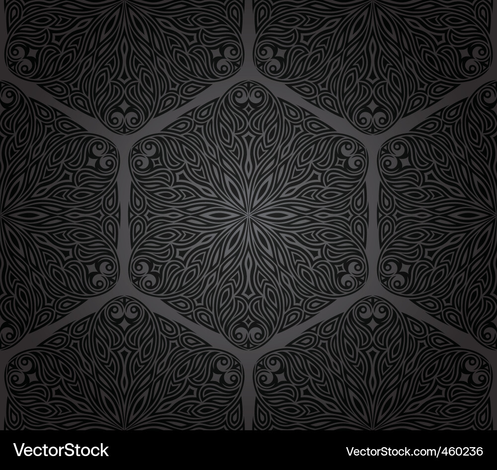 Art Deco Swirl Pattern Vector Image