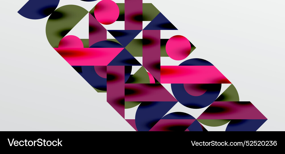 Circles and shadows colorful round elements Circles and shadows colorful round elements vector image