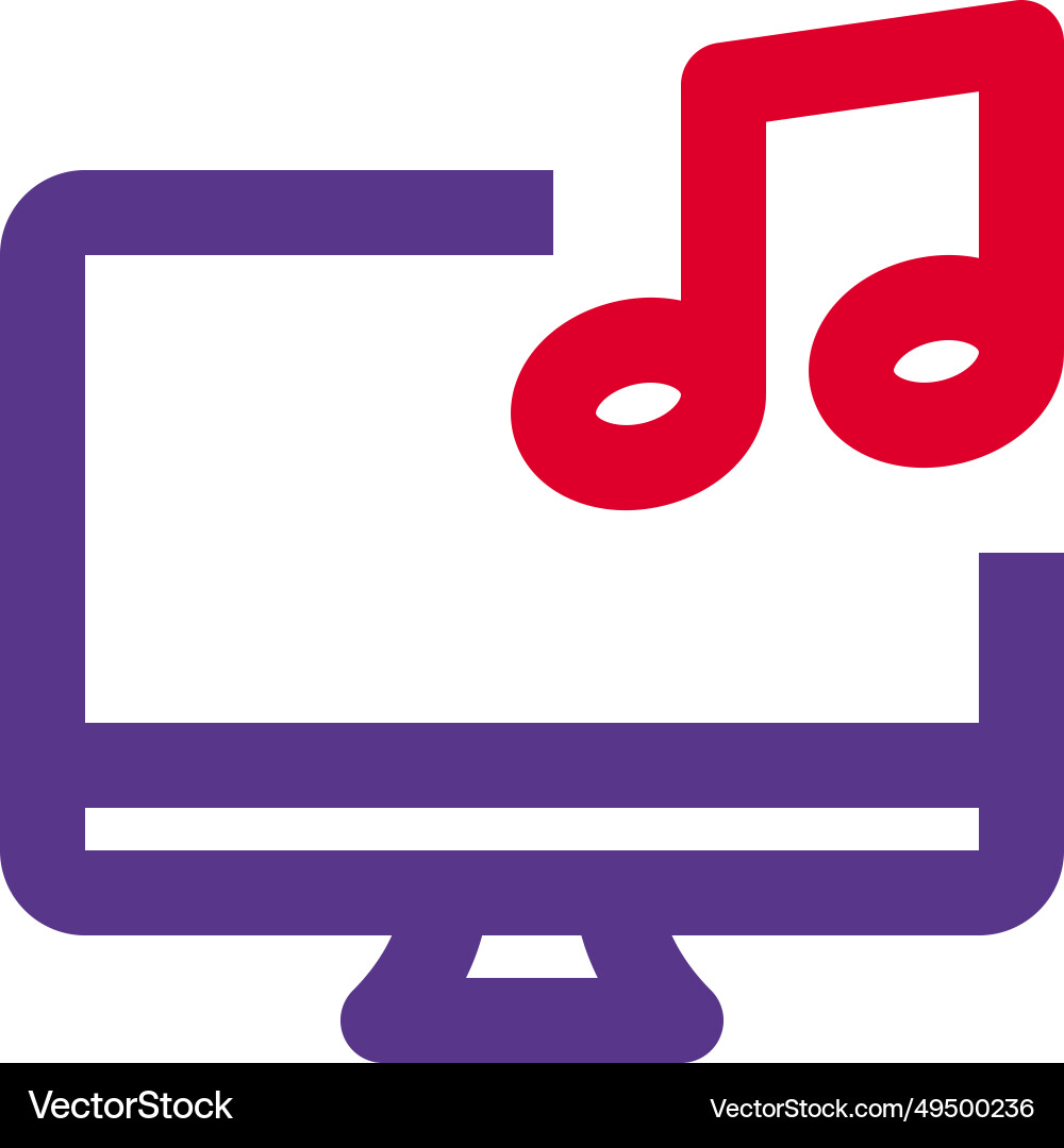 Digital audio feature installed in system Vector Image