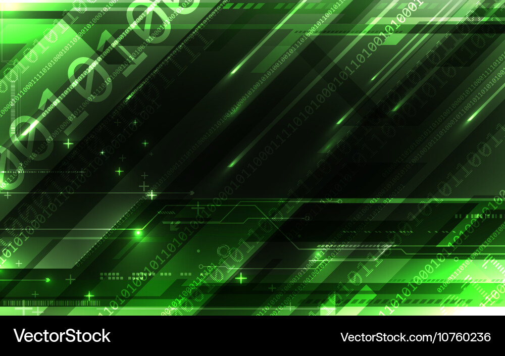 Digital Gradient Abstraction vector image