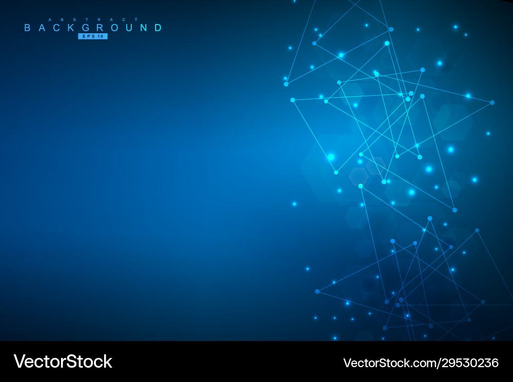 Geometric abstract background with connected line Geometric abstract background with connected line Vector Image