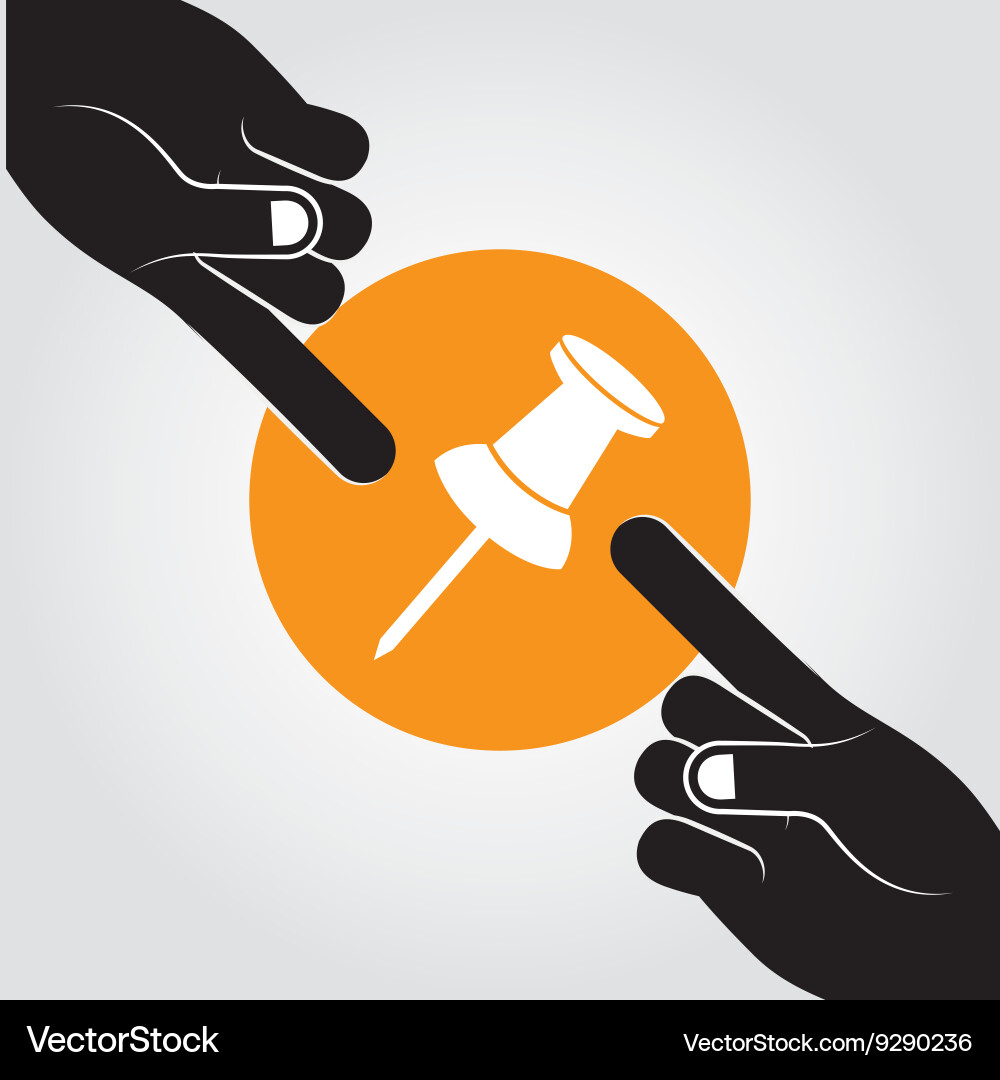 Global positioning system design vector image