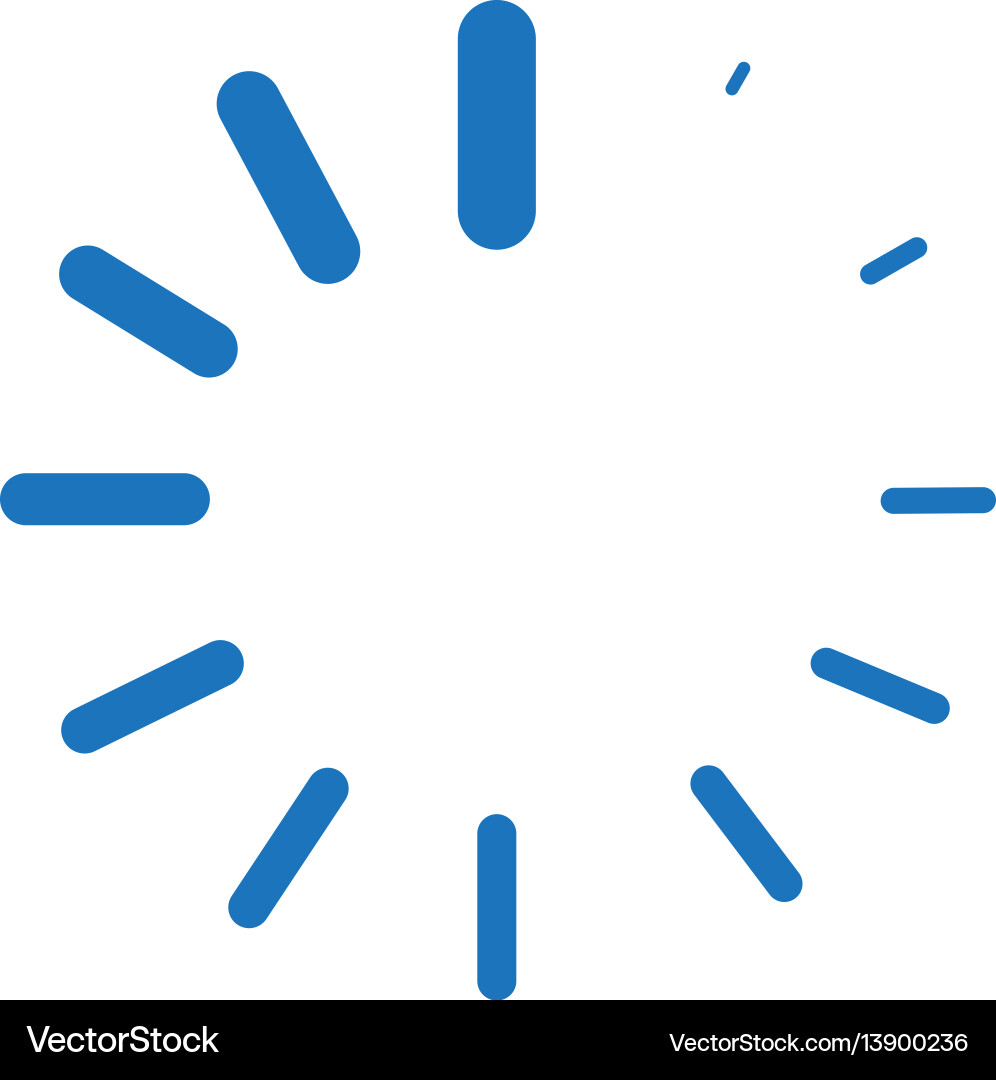 Loading Icon - Circular Progress vector image