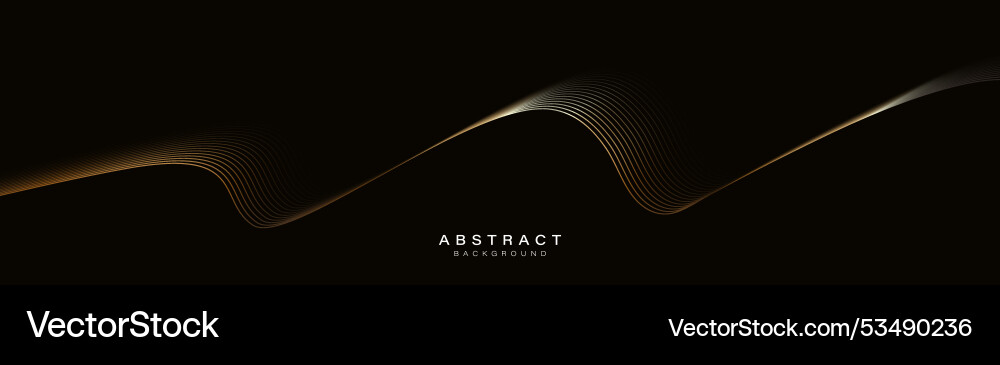 Minimalistic abstract wave background with golden Minimalistic abstract wave background with golden vector image