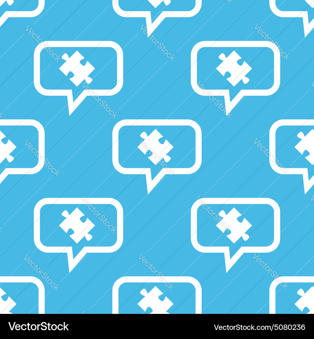 Puzzle message pattern Vector Image