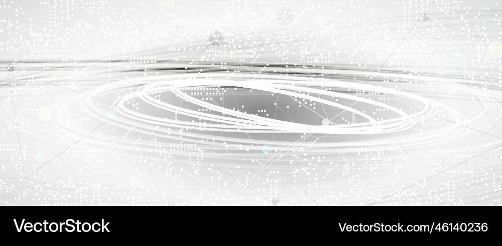 Quantum processing deep learning artificial Quantum processing deep learning artificial Vector Image