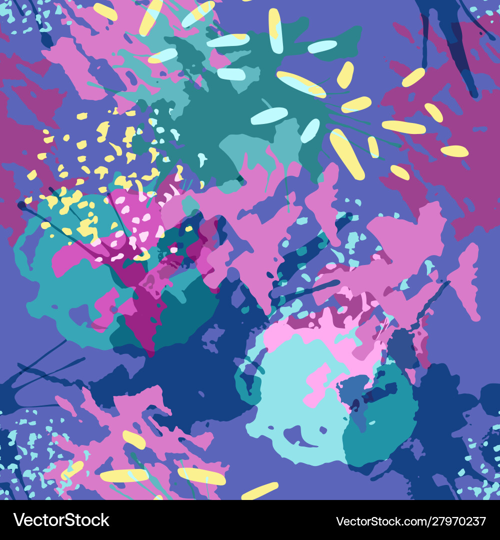 Abstract sketch seamless pattern vector image