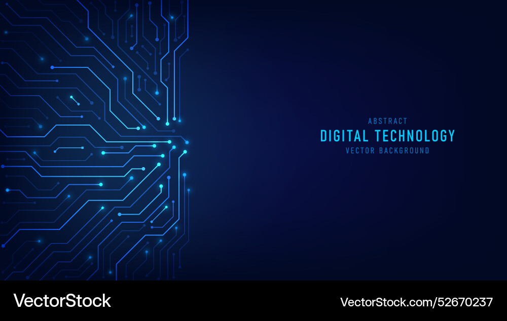 Abstrakte futuristische Technologie Platine Abstrakte futuristische Technologie Platine vektorbild