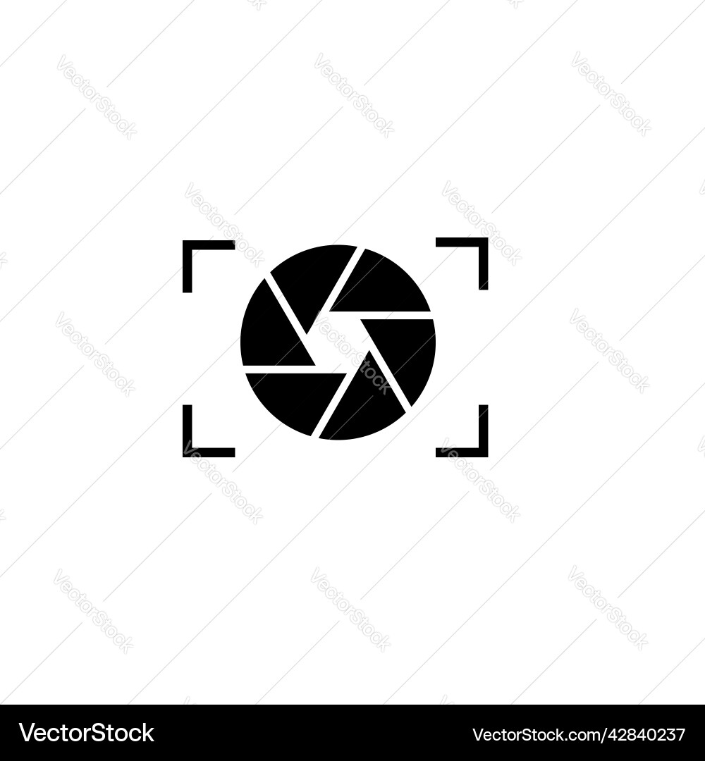 Camera shutter icon Camera shutter icon vector image