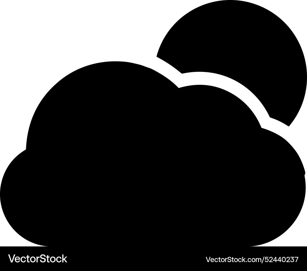 Cloud storage icon symbol image of the database Cloud storage icon symbol image of the database Vector Image