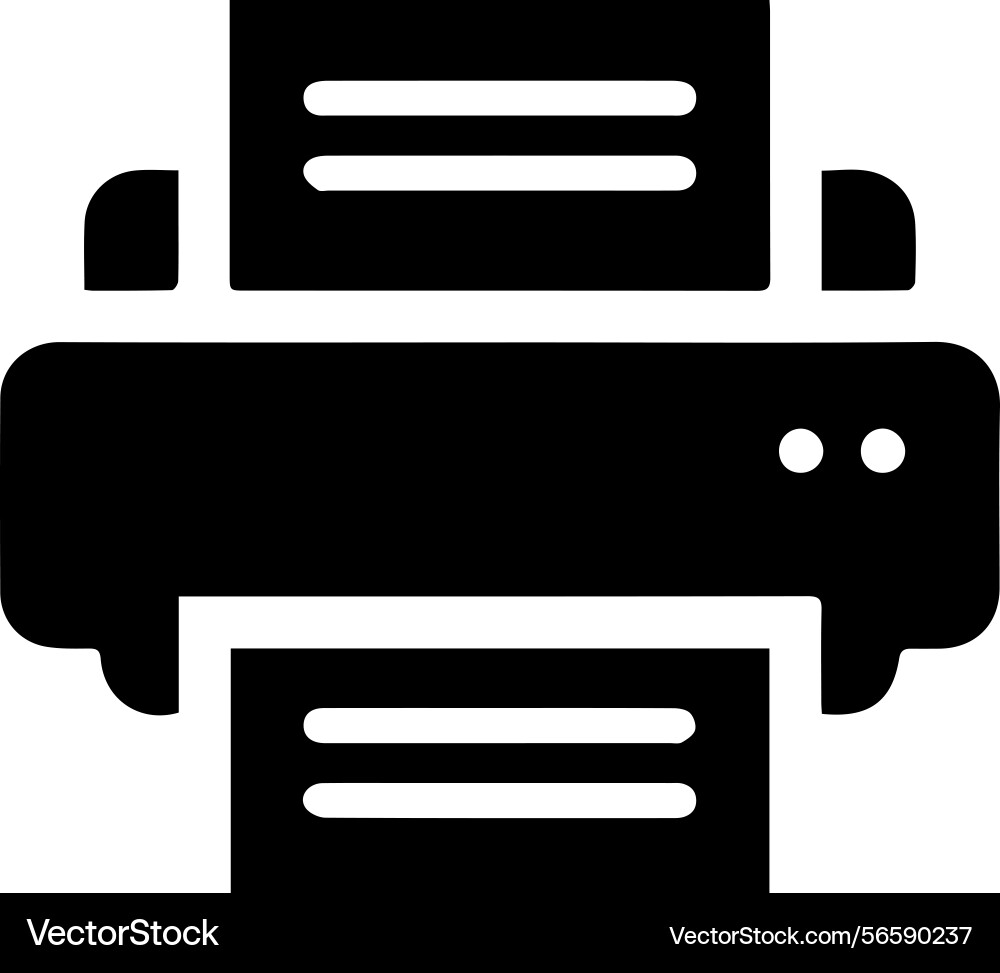 Computer printer icon symbol image Computer printer icon symbol image vector image