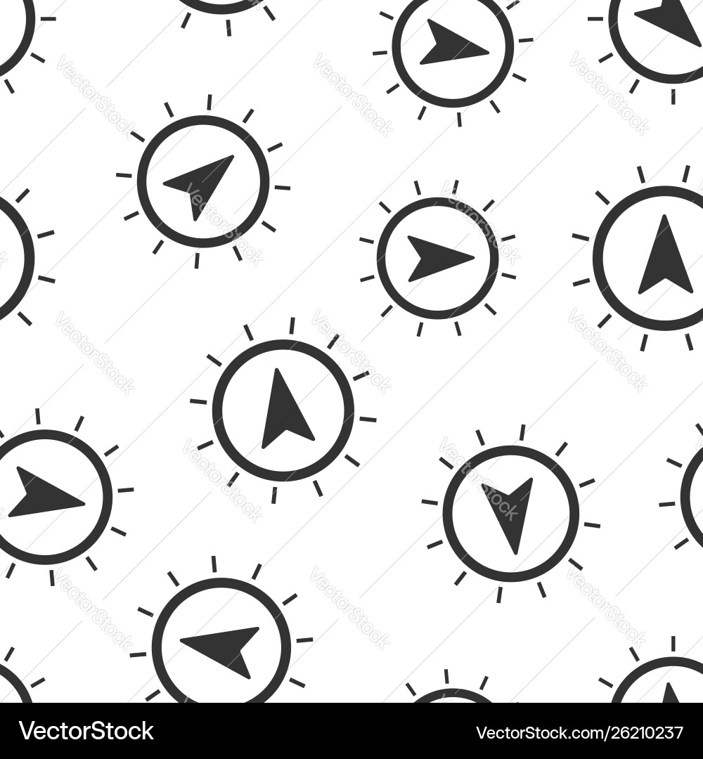 Global navigation icon seamless pattern Global navigation icon seamless pattern vector image