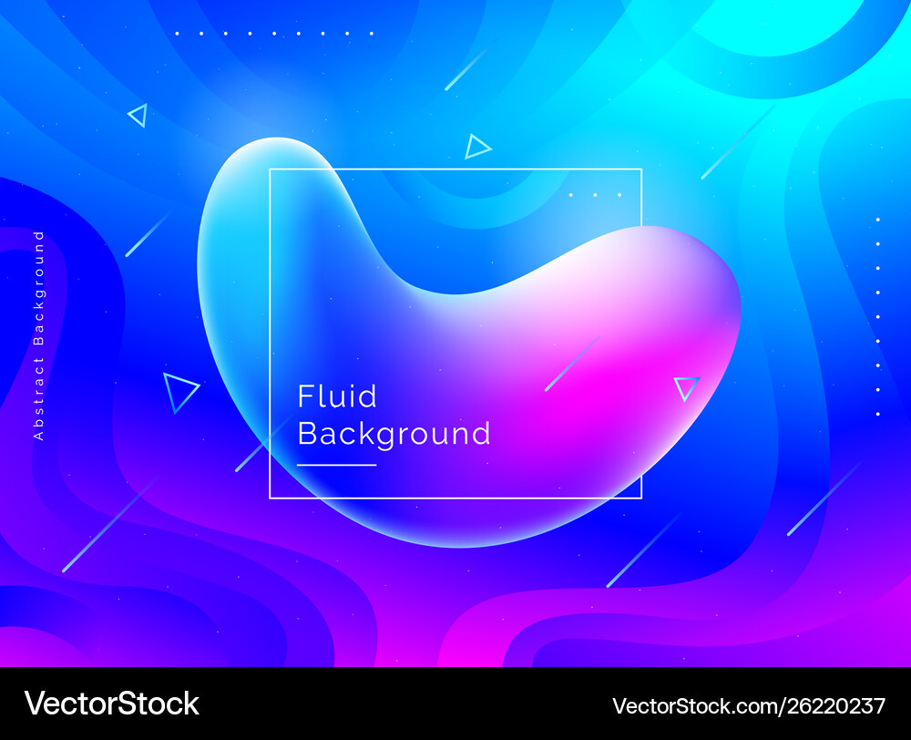 Liquid Color Gradient Background vector image