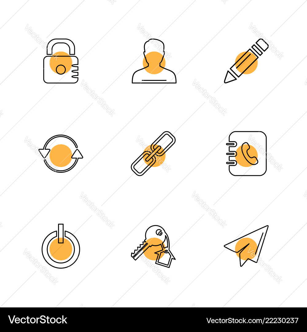 Multimedia sound buttons eps icons set Vector Image