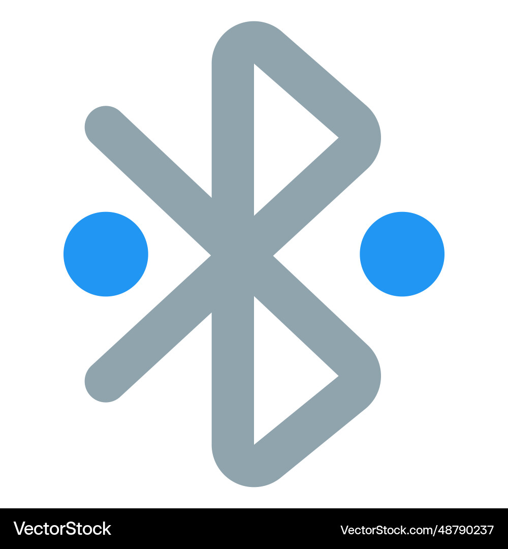 Turning on bluetooth option for sharing vector image