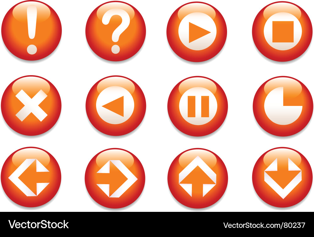 Web icons vector image