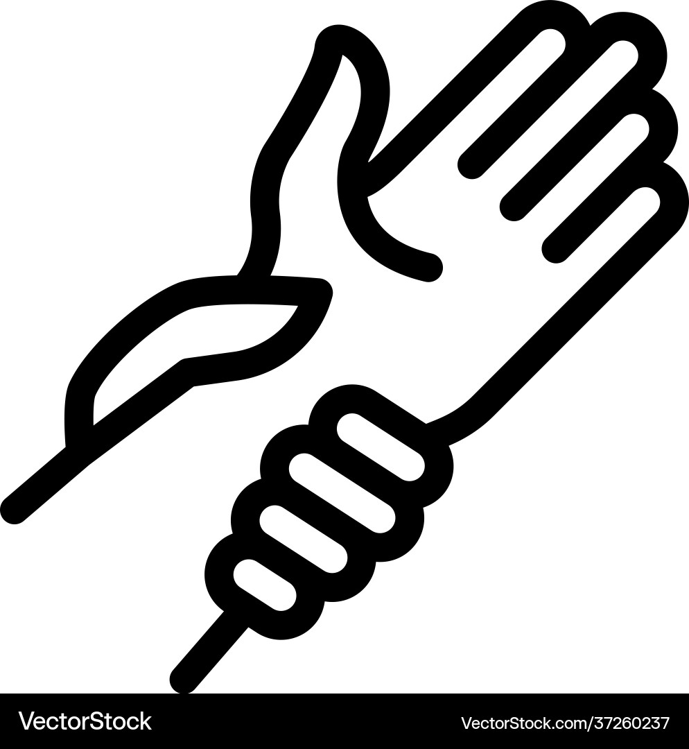 Wrist cleaning Royalty Free Vector Image - VectorStock