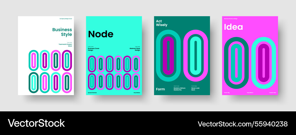 Abstract report design modern brochure layout Abstract report design modern brochure layout Vector Image