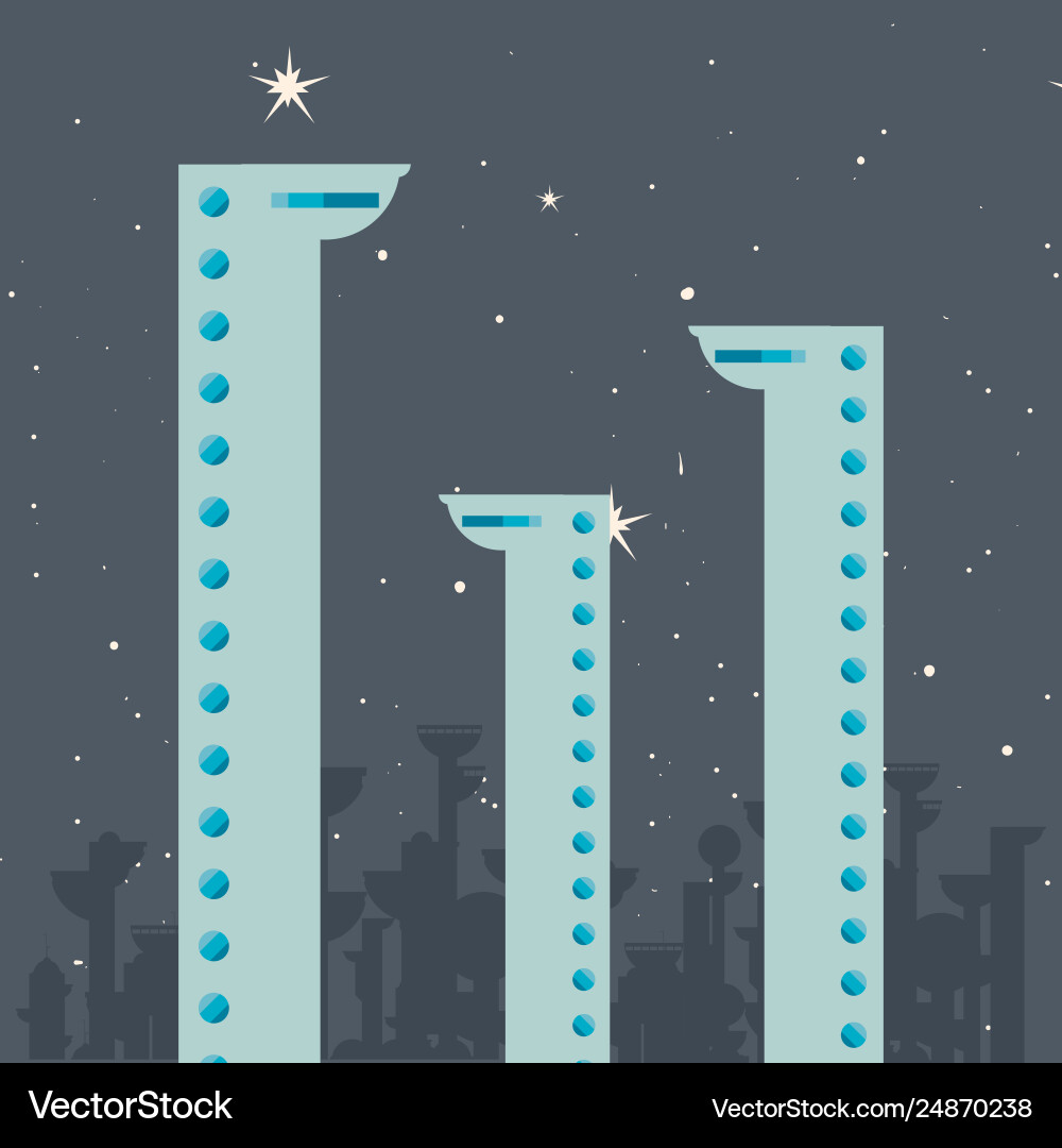 Future building architecture Vector Image
