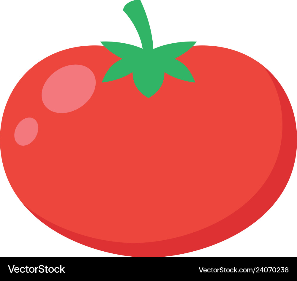 Red tomato icon Royalty Free Vector Image - VectorStock