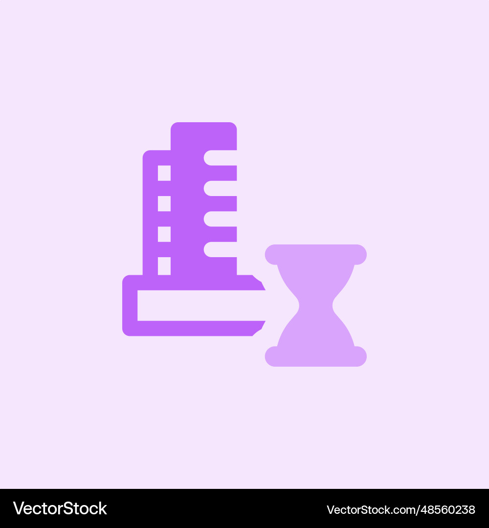 Scheduling a construction of building Vector Image