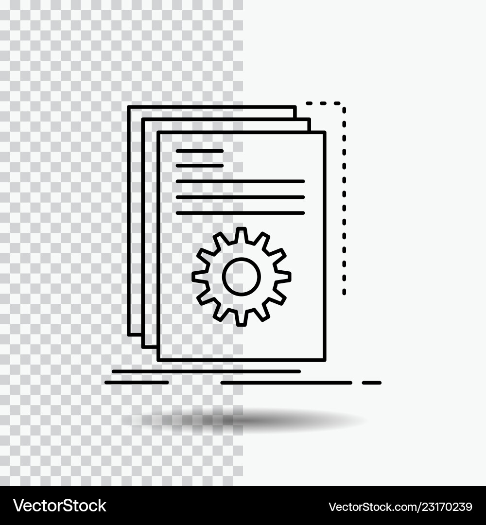 Erstellen von Entwicklerprogramm-Script-Line-Symbol Erstellen von Entwicklerprogramm-Script-Line-Symbol vektorbild