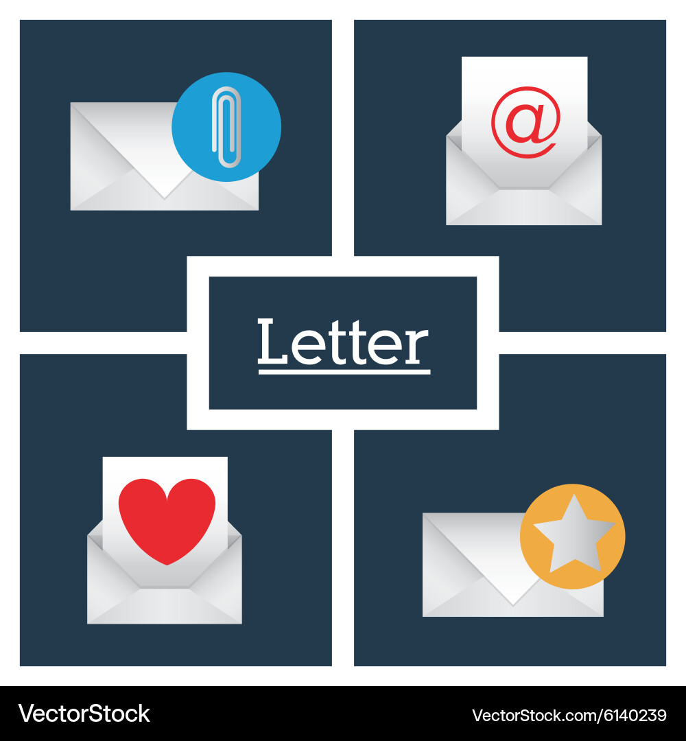 Message design Vector Image