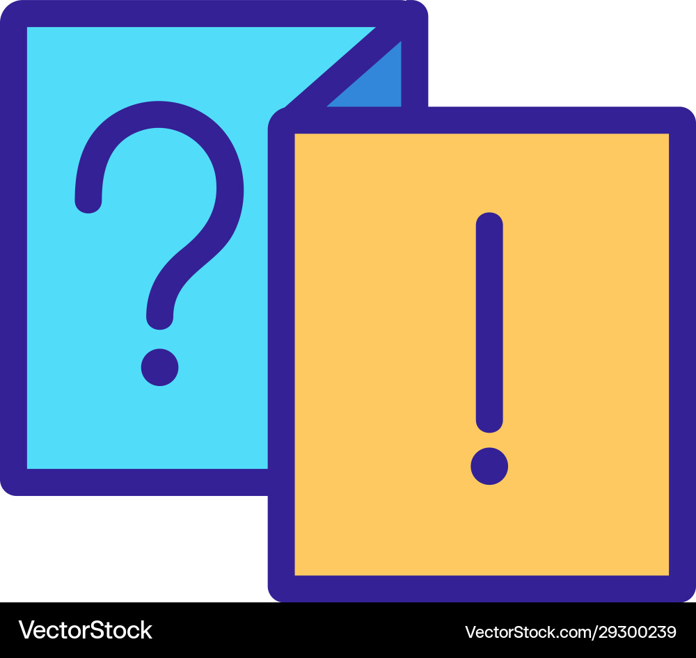 Questions and answers icon isolated Questions and answers icon isolated vector image