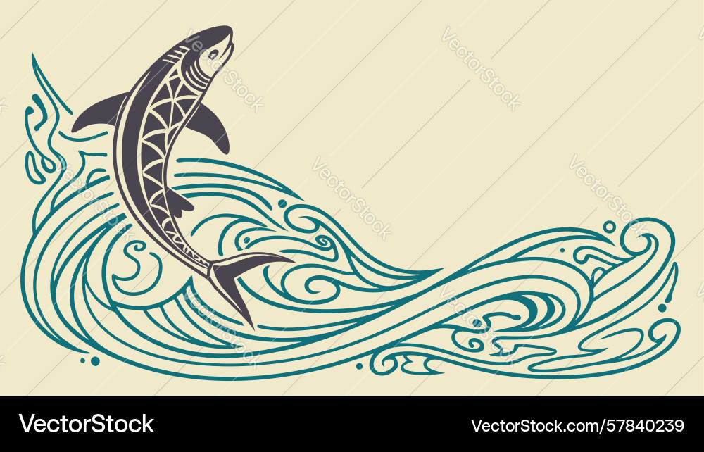 Seaside frame with lighthouse and trees charming Vector Image
