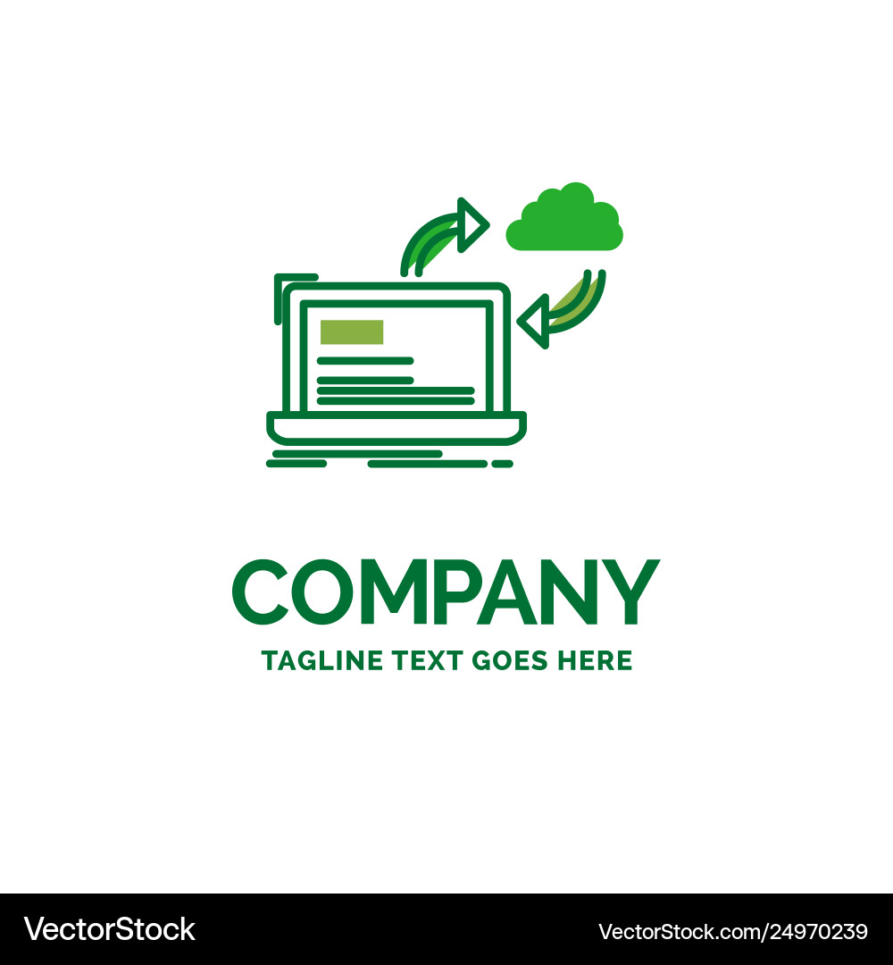 Sync processing data dashboard arrows flat Sync processing data dashboard arrows flat vector image