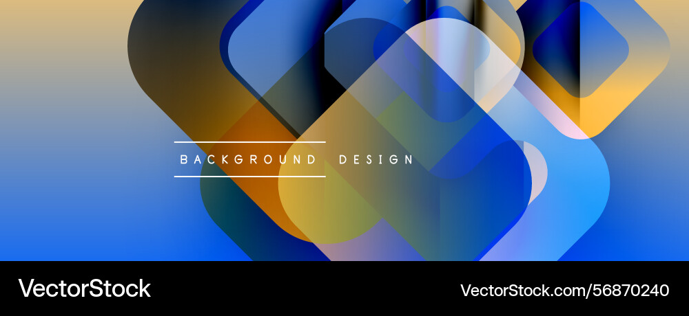 Abstract geometric shapes overlap creating Abstract geometric shapes overlap creating vector image