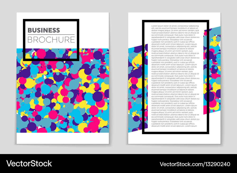 Abstract layout background set for art vector image