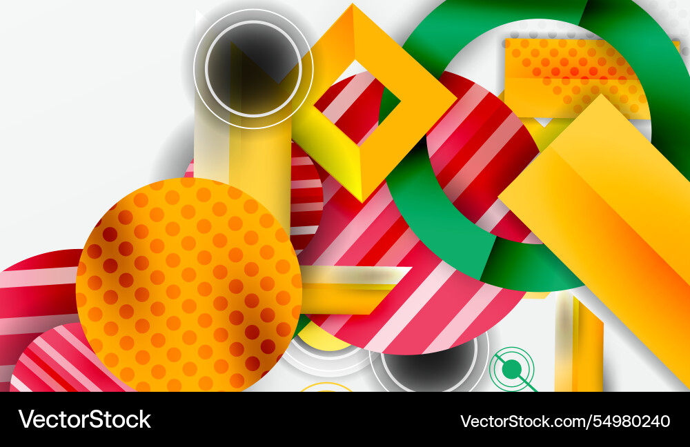 Dynamic complex geometric abstract background Dynamic complex geometric abstract background Vector Image