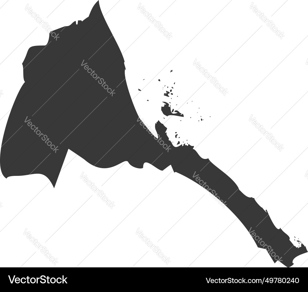 Eritrea map flat icon pictogram symbol visual Eritrea map flat icon pictogram symbol visual Vector Image