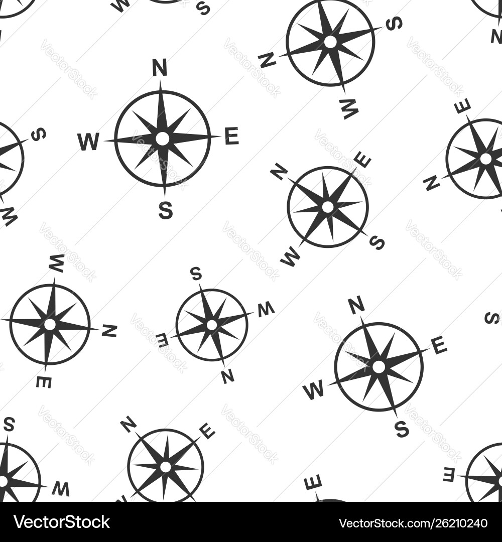 Global navigation icon seamless pattern Global navigation icon seamless pattern vector image