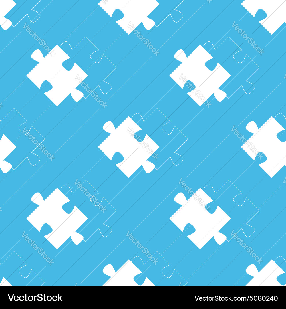 Puzzle match pattern Vector Image