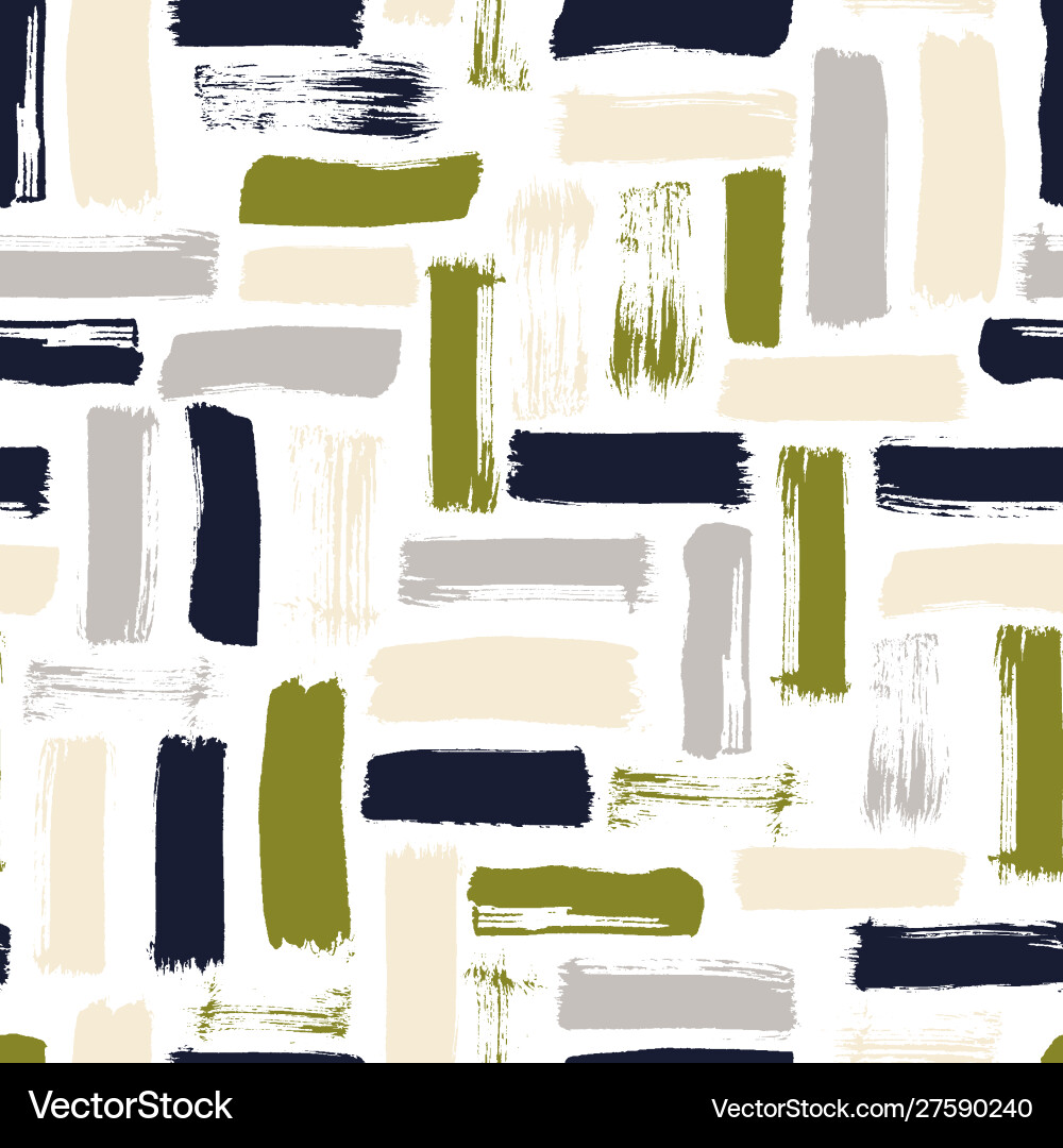 Seamless abstract pattern with brush strokes Seamless abstract pattern with brush strokes vector image