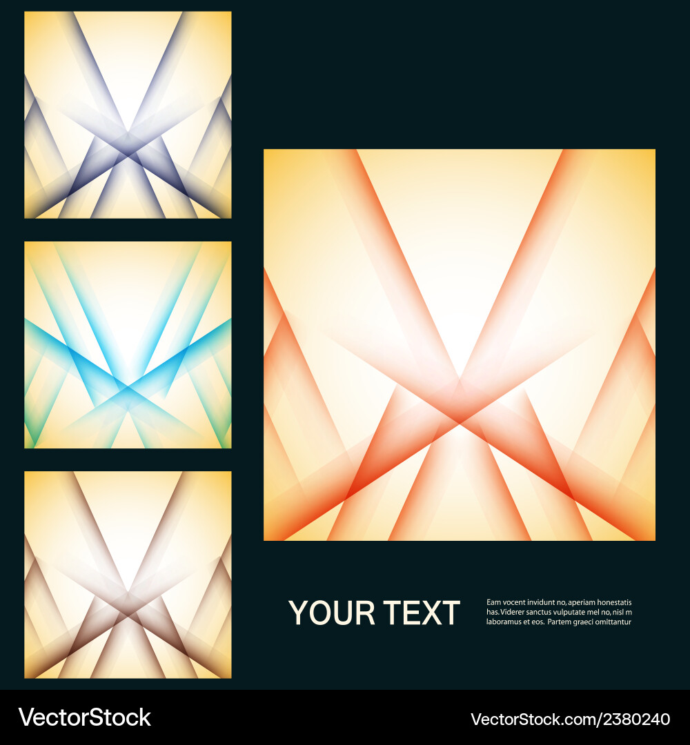 Set color line elements Vector Image