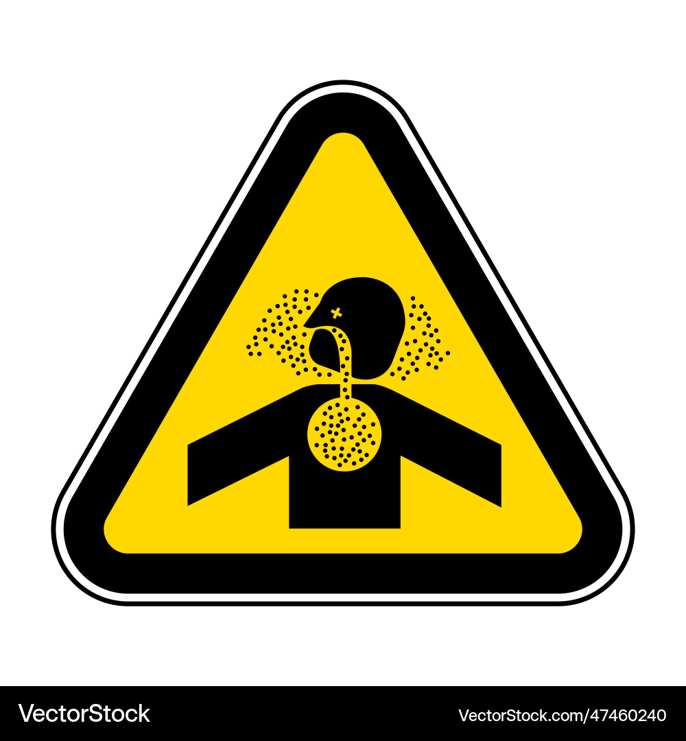 Toxische Gase asphyxixische Symbol Zeichen Isolat Toxische Gase asphyxixische Symbol Zeichen Isolat vektorbild