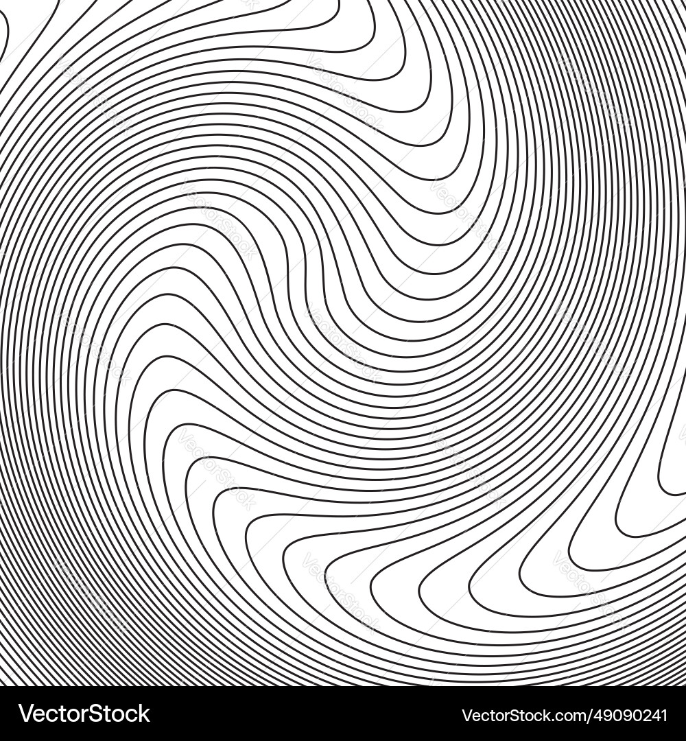 Abstract Halftone Wave Pattern vector image