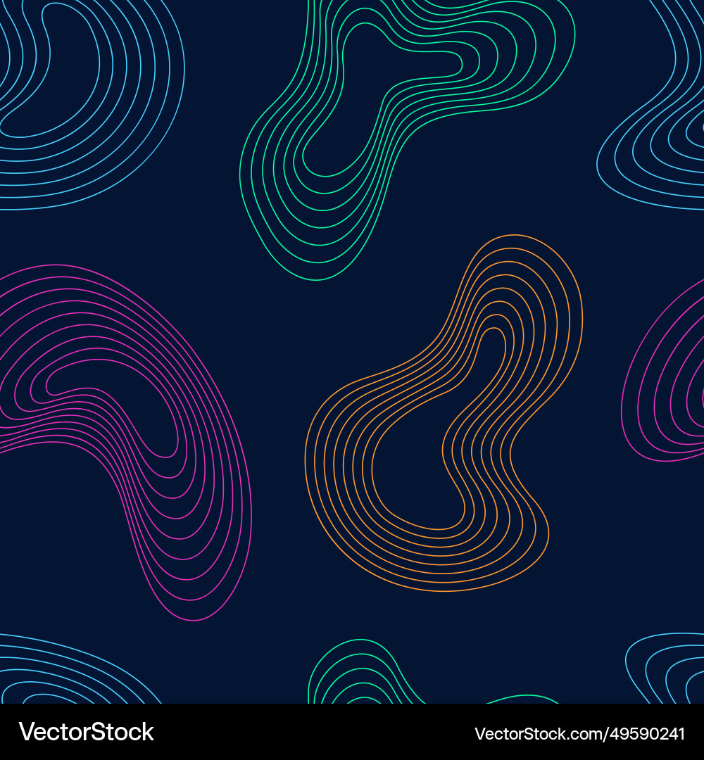 Abstract wavy lines seamless pattern Abstract wavy lines seamless pattern vector image